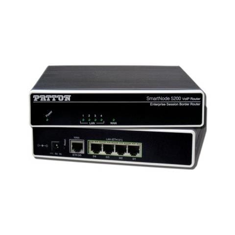 SmartNode 5200, IP, RIP-1, RIP-2, Web / HTTP, CLI, TFTP, SNMP MIB II, Nero, AC, 0 - 40 °C, 5 - 80% - Foto 1
