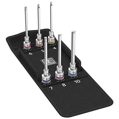 8740 C HF 2 Kit Cyclops di inserti-bussola per viti ad esagono Cavo, con Funzione di ritegno, 6 pezzi - Foto 1