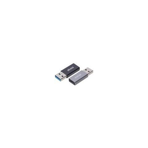 Adattatore Inversione Cavi USB Type-A a Type-C Nero Grigio - Foto 1