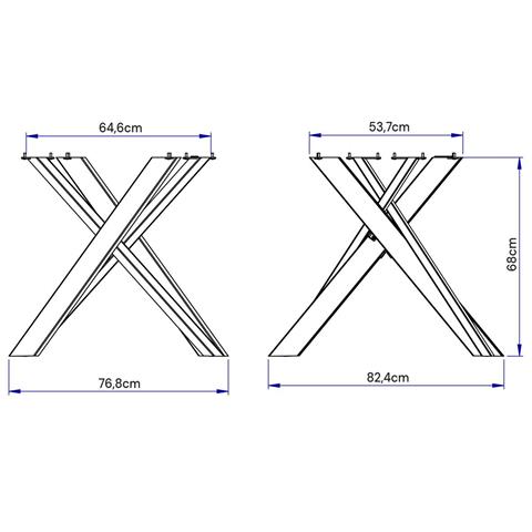 Tavolo Allungabile 90x90/194 Cm Clerk Piano - Gambe Antracite - Bianco Frassino - Foto 2