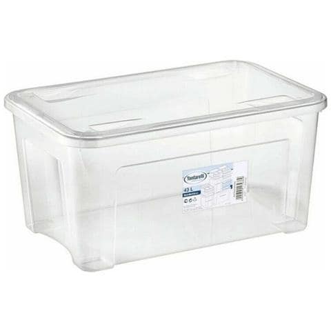 Scatola Portaoggetti Con Coperchio Combi Tontarelli Combi (59 X 39 X 28 Cm) 59 X 39 X 28 Cm (6 Unità) - Foto 2