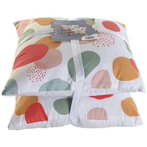 Set Di Cuscini Home Esprit Tropicale 45 X 8 X 45 Cm (2 Unità) - Foto 5