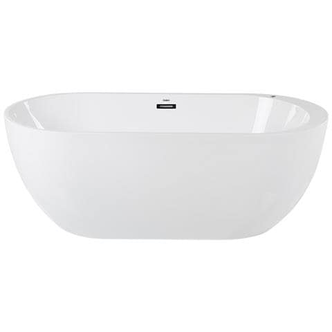 Vasca Idromassaggio Freestanding Con Led Nevis 170 X 80 Cm Bianco - Foto 12