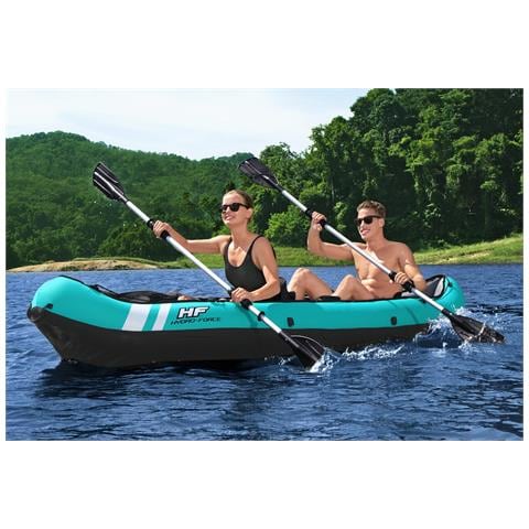 Kayak Gonfiabile 2 Posti Con Pagaia E Pompa Ventura 65052 - Foto 2