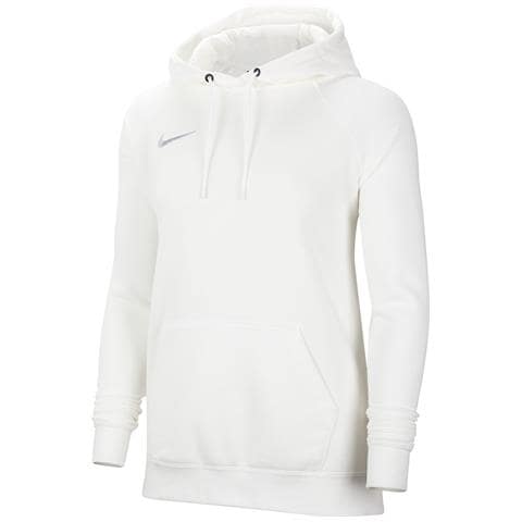 Felpa Con Cappuccio Fleece Cw6957-101 Donna Taglia L Colore Bianco - Foto 1