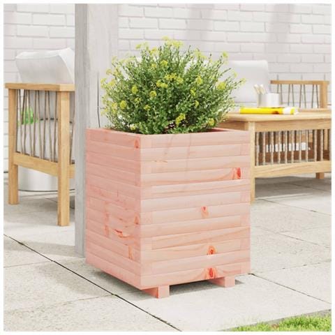 Fioriera Da Giardino 40x40x49,5 Cm In Legno Massello Di Douglas - Foto 3