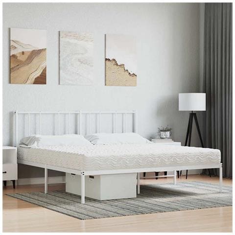 Materasso In Schiuma Bianco 180x220 Cm Durezza H2 H3 - Foto 2