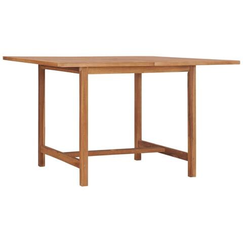 Lusso Casadino -  Tavolo Pranzo Da Giardino Ø110x110x75 Cm Legno Massello Di Teak - Foto 2