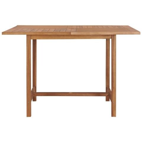 Lusso Casadino -  Tavolo Pranzo Da Giardino Ø110x110x75 Cm Legno Massello Di Teak - Foto 1