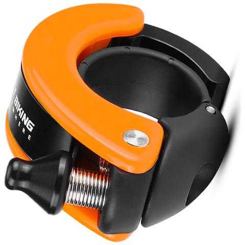 Campanello Per Bicicletta Nascosto Stile Conchiglia - Suono Forte E Chiaro Orange - Foto 2