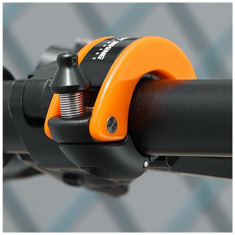 Campanello Per Bicicletta Nascosto Stile Conchiglia - Suono Forte E Chiaro Orange - Foto 5