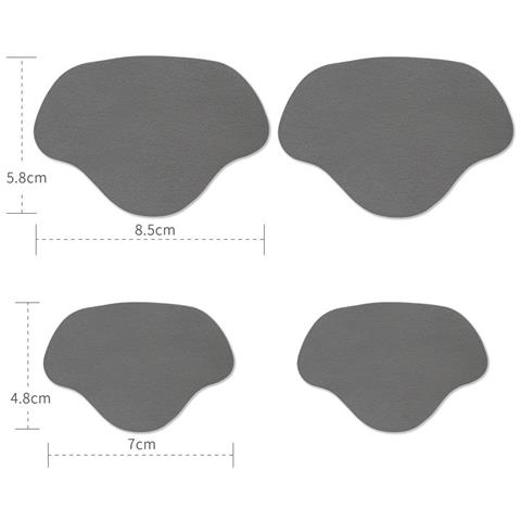 Toppe Di Riparazione Per Talloni Di Scarpe Da Ginnastica - 3 Set (12 Pezzi) - Foto 2