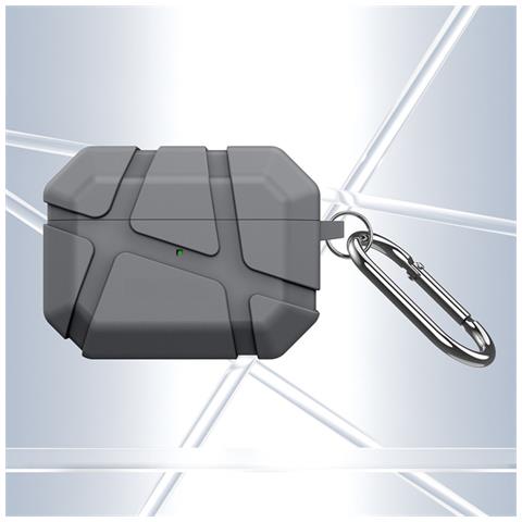 Custodia Protettiva In Tpu Compatibile Con Airpods Pro - Antishock E Antipolvere Grey - Foto 3