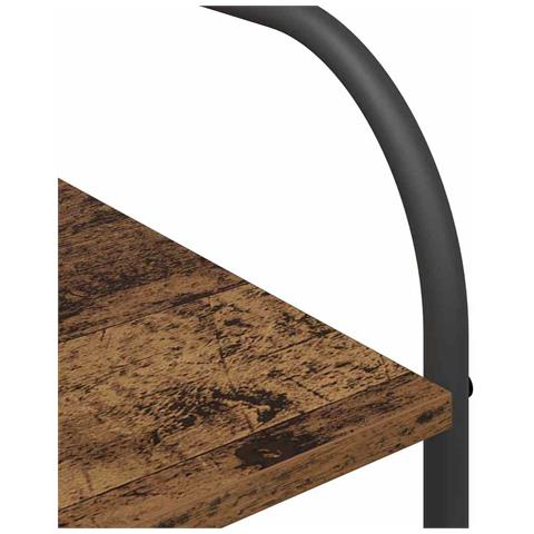 Stendibiancheria Marrone 120 x 44 x 160 cm Legno multistrato - Foto 9