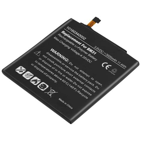 Batteria Per Smartphone Xiaomi Mi 3 / Mi 3s Li-polimero 3.8v 3000mah 11,4 Wh - Foto 1