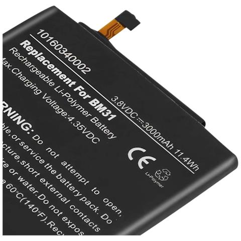 Batteria Per Smartphone Xiaomi Mi 3 / Mi 3s Li-polimero 3.8v 3000mah 11,4 Wh - Foto 4