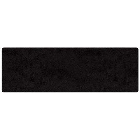 Runner in Moquette Nero 80 x 500 cm 100% Polipropilene Tuft - Foto 1