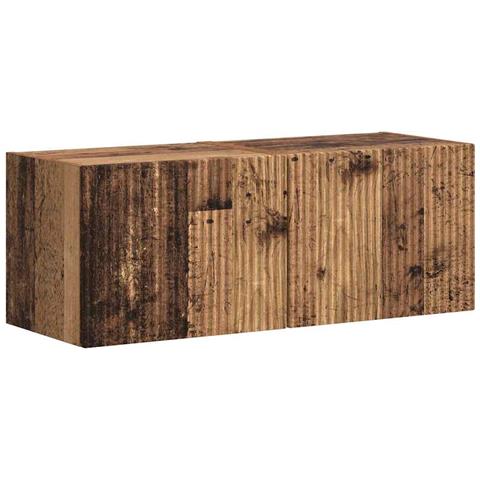 Mobile TV da parete 2 pcs Legno vecchio 60 x 31 x 29.5 cm - Foto 1