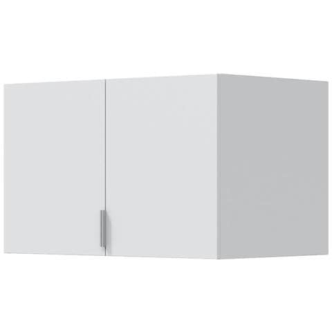 Carre - Armadio Multiuso 2 Ante Un Ripiano, 80x49h Cm Bianco - Foto 1