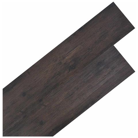 Tavole per Pavimenti 18 pcs Grigio scuro 5,26 m² PVC - Foto 1