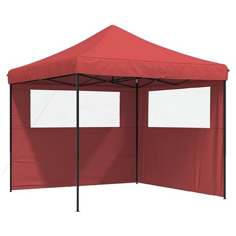 Tenda Party Borgogna 292 x 292 x 315 cm Tessuto Oxford - Foto 1