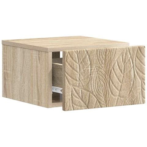 Mobiletto da notte a muro Rovere Sonoma 49 x 34,5 x 20 cm - Foto 2