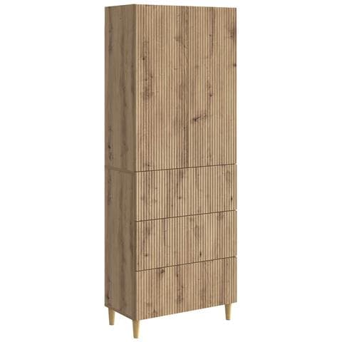 Set di armadi 2 pcs 66 x 34,5 x 90 cm Legno ingegnerizzato - Foto 1