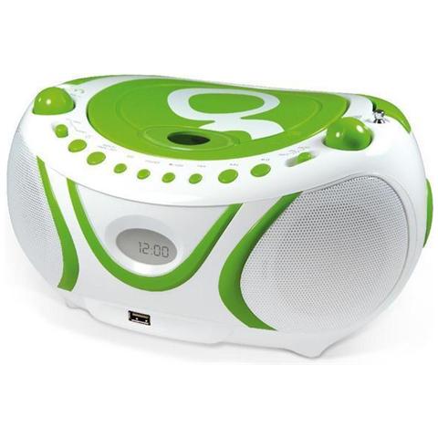 Radio CD-MP3 by Gulli Boombox Verde e Bianco - Foto 2