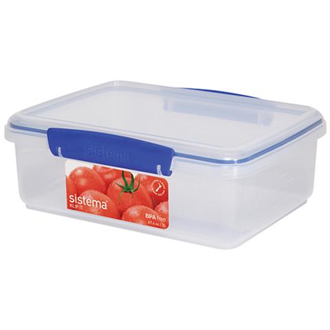 Set 6 Ermetico Polipropilene Rettangolare Lt2 Contenitori Alimenti - Foto 1