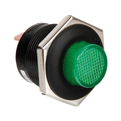 Interruttore Pulsante 12/24v Con Led Verde - Foto 1