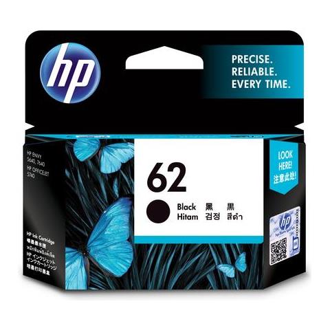 62 Black Ink Cartridge 4ml 200pagine Nero Cartuccia Dinchiostro C2p04ae301 - Foto 1