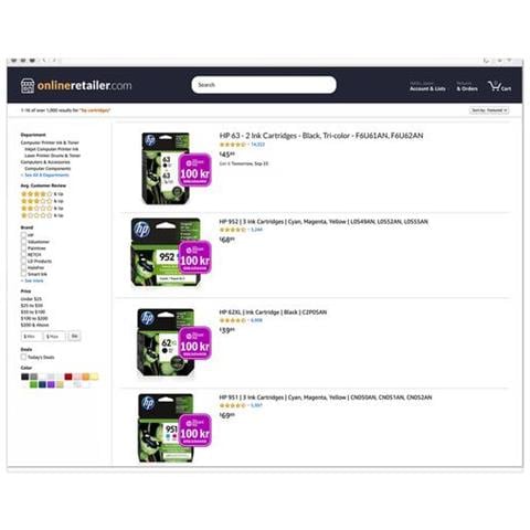 62 Black Ink Cartridge 4ml 200pagine Nero Cartuccia Dinchiostro C2p04ae301 - Foto 8