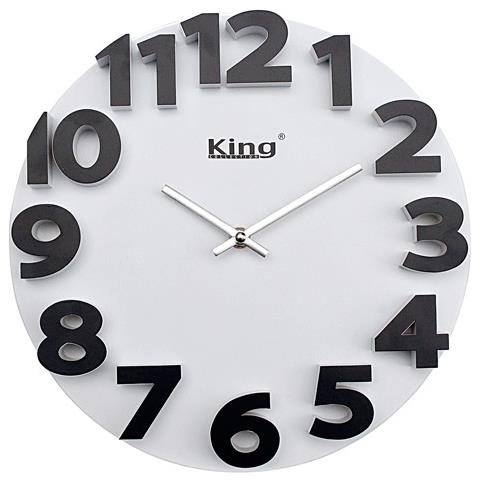 Orologio Da Parete 'granby' - Ø 30 Cm - Bianco - Foto 1