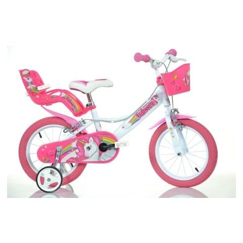 Bici Da Bambina Misura 14'' Art. 144r-un Bicicletta   Da Bimba Linea Unicorn - Foto 12