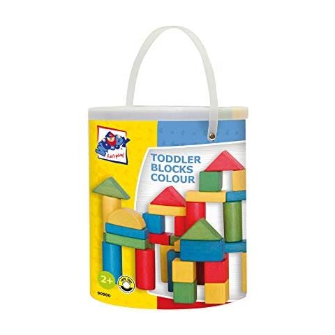 Blocchi Bambino In A Secchio Con A Tavolo Modulo Coperchio (100 Pezzi) - Foto 3