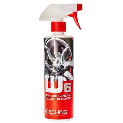 W6 Ferro General Fallout Remover 500ml - Dissolve Fallout Freno Polvere E Ferro Particelle Veloci Alta Cling Formula Sicuro Per Luso Con Cere Sigillanti Rivestimenti - Perfetto Per Verniciatura Cerchi - Foto 1