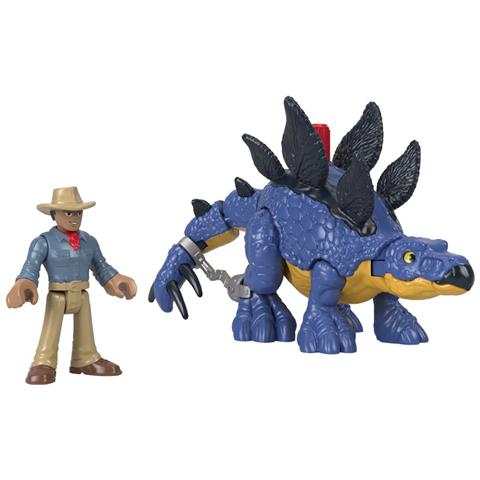 Fisher-price- Imaginext Jurassic World Dominion - Stegosauro E Dr. Grant - Foto 1