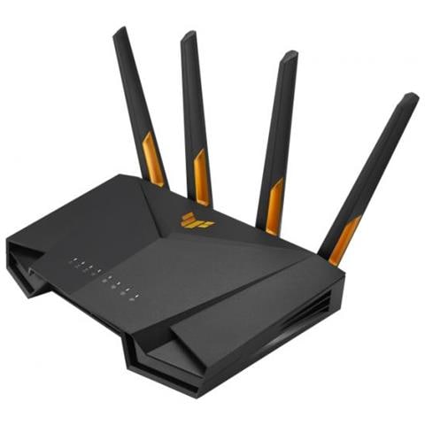 Router Wireless TUF Gaming AX3000 V2 Dual-Band 2402 Mbps 5x Gigabit Ethernet Colore Nero / Arancione - Foto 1