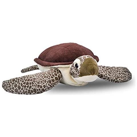 Jumbo Tartaruga Marina Peluche, Animale Farcito Gigante, Peluche, Regali Per Bambini, 30 Pollici,multi - Foto 1
