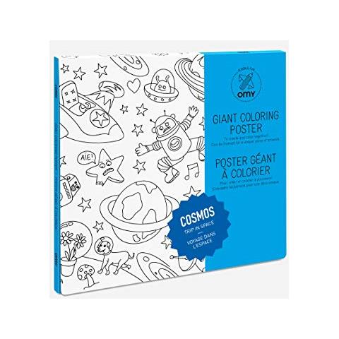 Poster Gigante Da Colorare, Cosmo, 40 X 28 Pollici, Divertimento Da Colorare Per Bambini, Adulti E Tutta La Famiglia - Foto 1