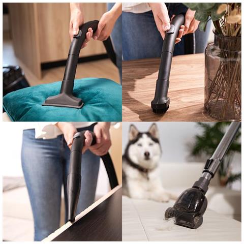 Conga Rockstar Multicyclonic XL Animal Aspirapolvere a Traino con Sacchetto per la Polvere Potenza 800 W Colore Nero - Foto 7