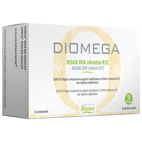 Vegan Dha Vitamina B12 30 Gelules Diomega - Foto 1