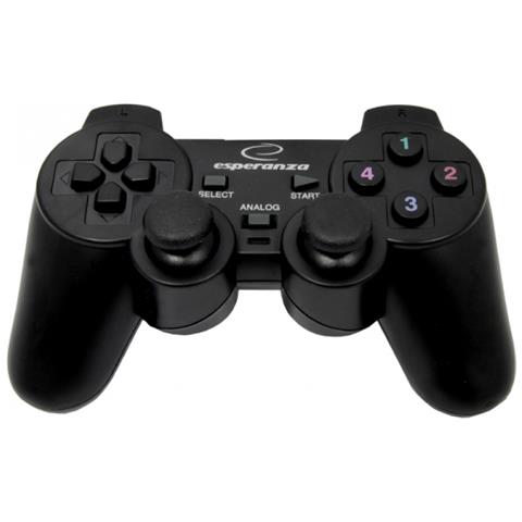 EG102 periferica di gioco Nero USB 2.0 Gamepad Analogico /Digitale PC, Playstation 3 - Foto 1