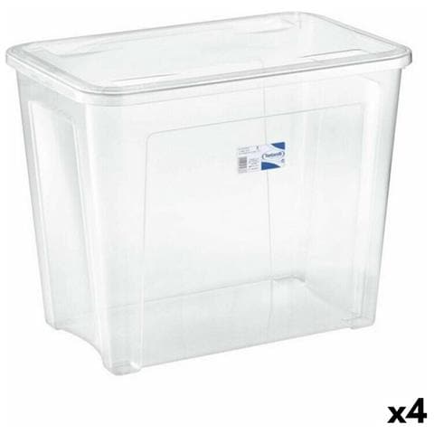 Scatola Portaoggetti Con Coperchio Combi Tontarelli 8035655000ean 67 L 59 X 39 X 46 Cm (4 Unità) - Foto 1