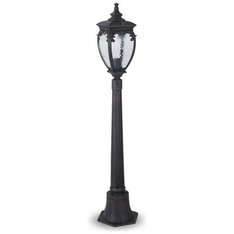Lampada Da Terra Classica Da Esterno Alluminio Bronzo Luce1e27 60w Ip44 - Foto 1
