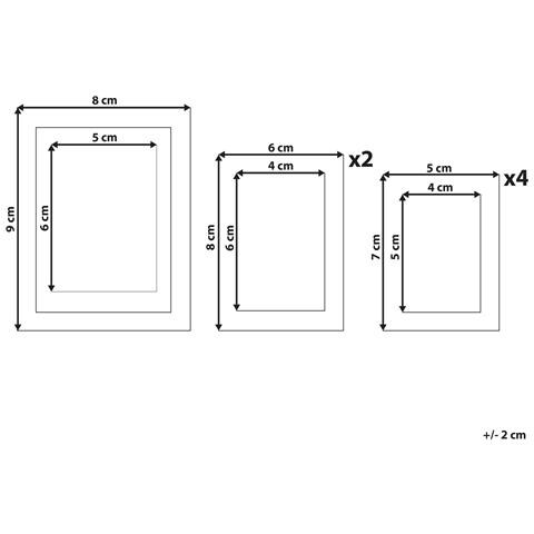 Cornice Fotografica Denkoro Rettangolare Urbano Nero - Foto 2