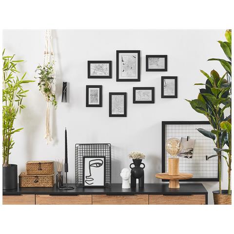 Cornice Fotografica Denkoro Rettangolare Urbano Nero - Foto 1