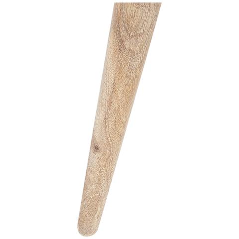 Set Di 2 Tavolini Sakita Legno Di Mango Marrone /bianco - Foto 2