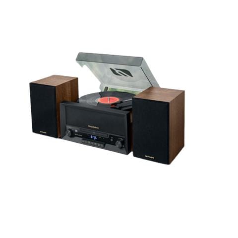 MT-120 MB Sistema audio midi per la casa Nero, Trasparente, Legno Manuale - Foto 1