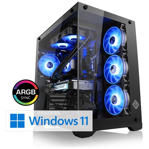 Pc Desktop M11150H Intel Core i7 14700F 8 Core 2.1 GHz Ram 16 GB SSD 1 TB Nvidia GeForce RTX™ 4060 8 GB 2 xUSB 3.2 Windows 11 Home - Foto 1